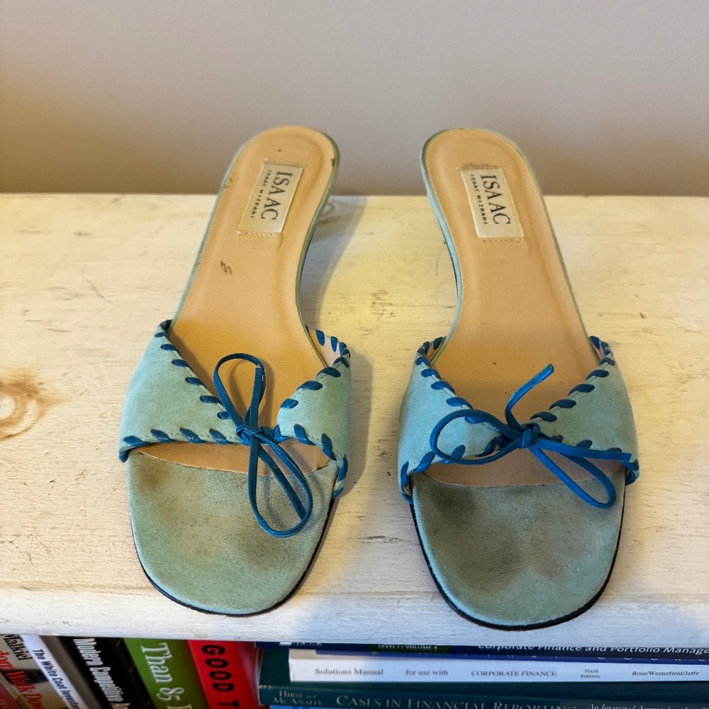 Perfect for spring!  Isaac Mizrahi 8B kitten heel